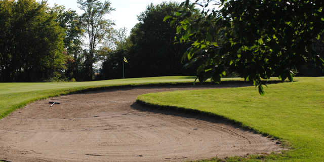 A view of the 8th green at Pontiac Elks Country Club.