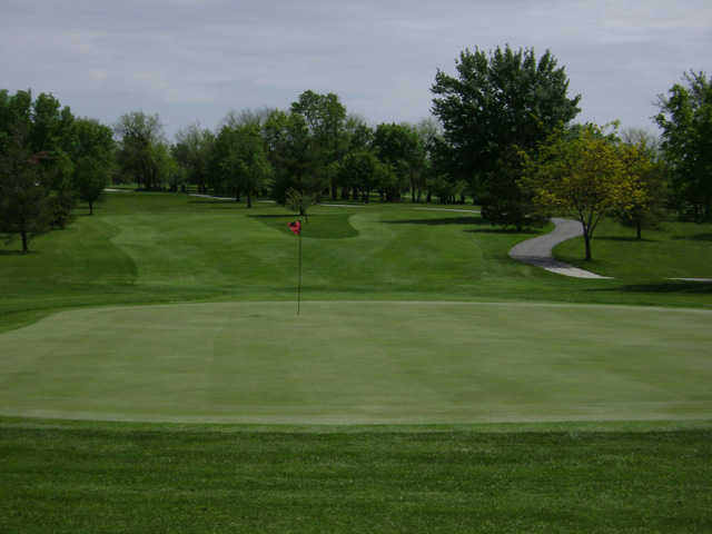 A view of a green at Wolf Creek Golf Club