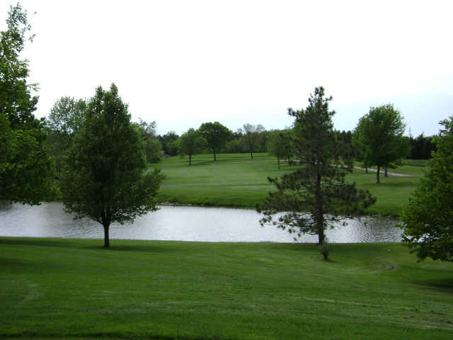 A view over the water from Wolf Creek Golf Club