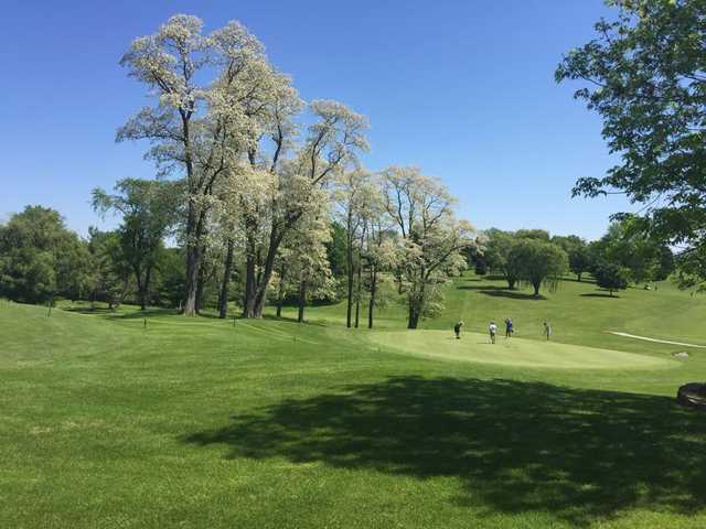 A view of hole #3 at Byron Hills Golf Course