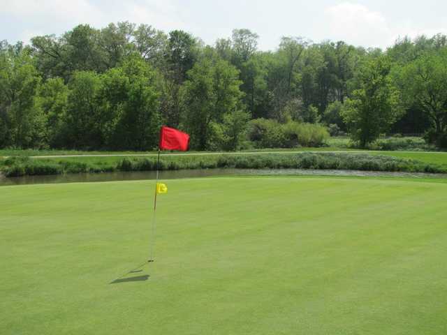 View from a green at Cross Creek Golf Course