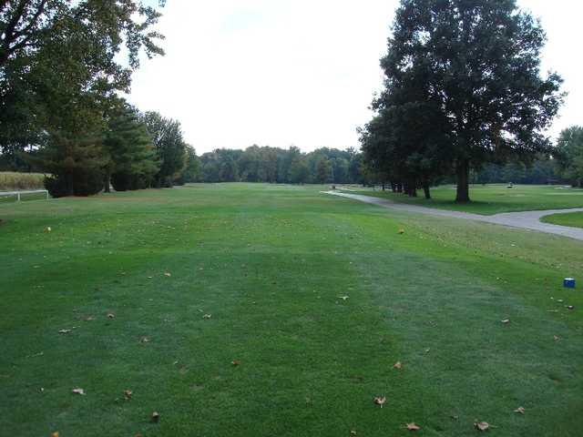 A view of the 2nd fairway at Oak Glen Golf Course