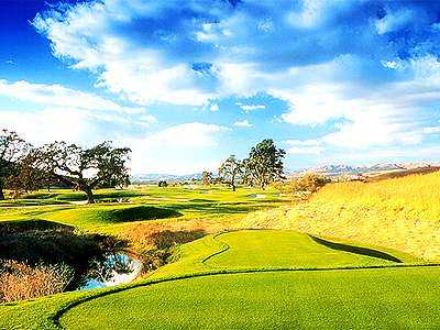 A view of the 6th hole at San Juan Oaks Golf Club