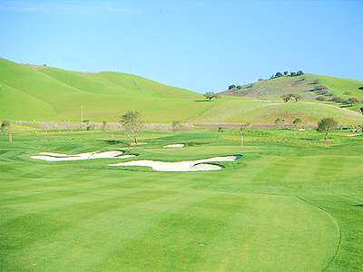 A view of green #10 at San Juan Oaks Golf Club