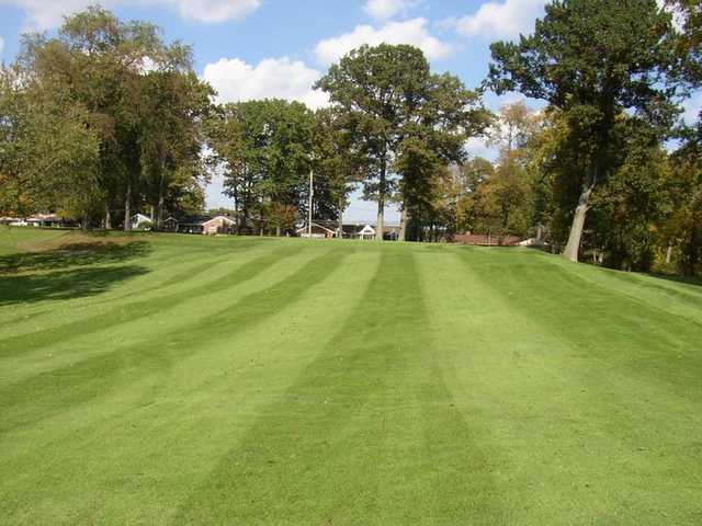 A view of a fairway at The Fairways at Twin Lakes