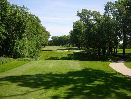 A view from tee #18 at Fort Dodge Country Club