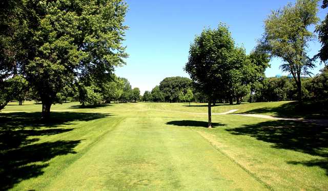 A view from tee #1 at Fort Dodge Country Club