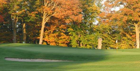 A view of a hole at Alpena Golf Club