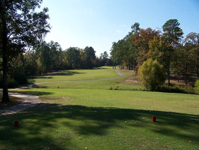A view of a hole at Northwood Hills Golf Course