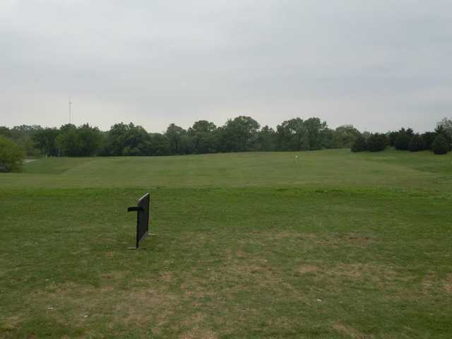 A view of the driving range at Hillcrest Golf Course