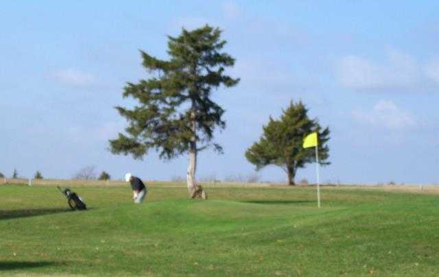A view of a hole at Garnett Country Club