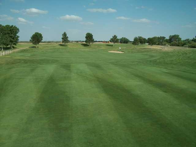 A view of hole #8 at Tamarisk Golf Course