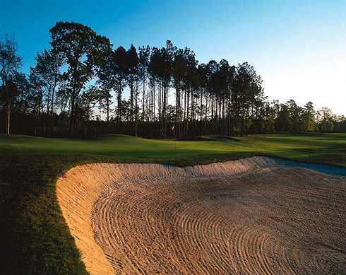 A view of the 17th hole at Eagle's Pointe Golf Club