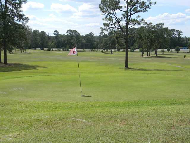 A view of hole #6 at Leesville Golf Course