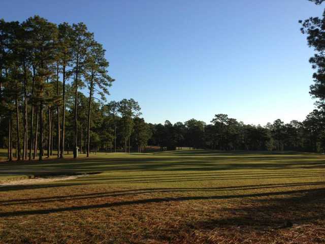 A view of a hole at Leesville Golf Course