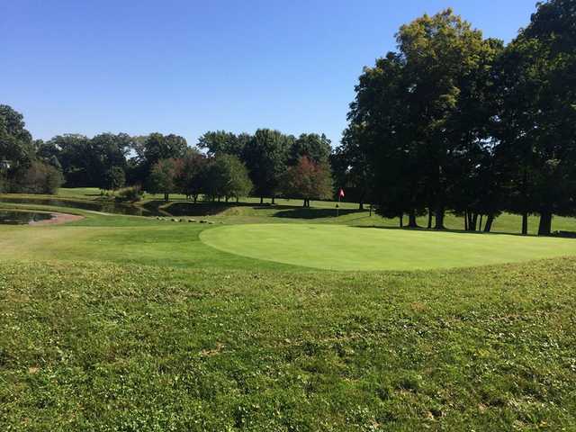 View of a green at Tanglewood Golf Course