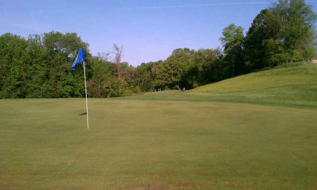 A view of hole #7 at Zumbrota Golf Club