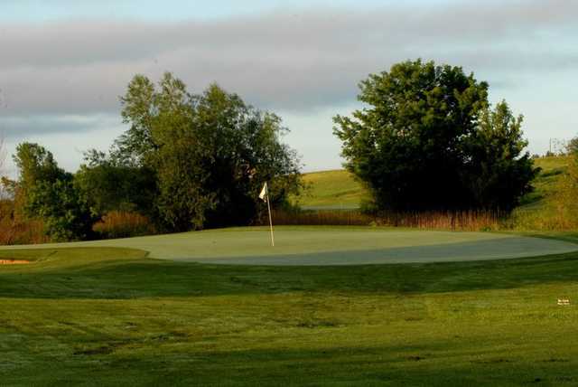 A view of a hole at Zumbrota Golf Club