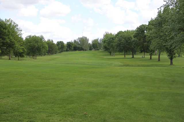 A view of a fairway at Granite Run Golf Course