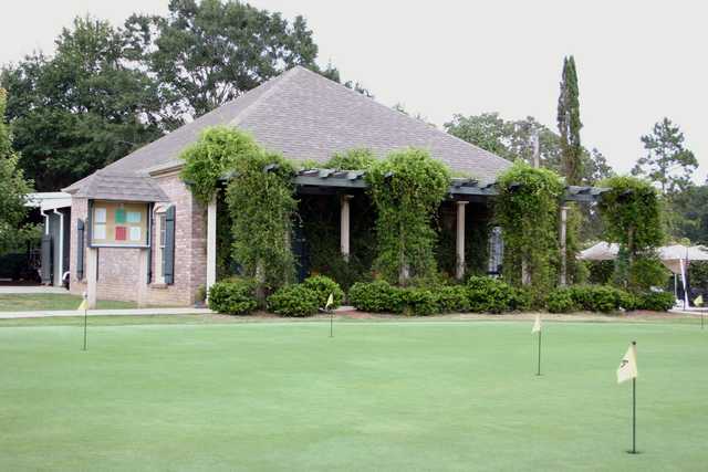 A view of the practice putting green at Fernwood Country Club
