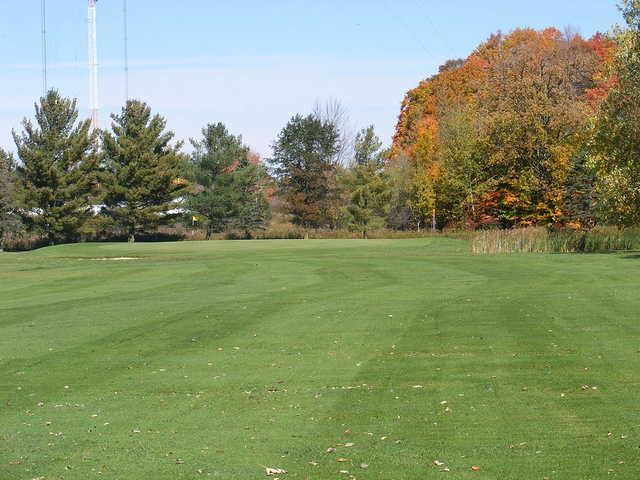 A view of a hole at Falcon Head Golf Course