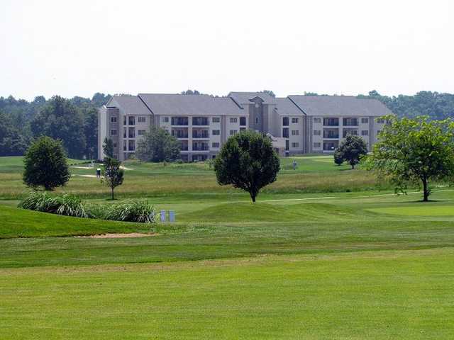 A view from Crown Pointe Golf Club