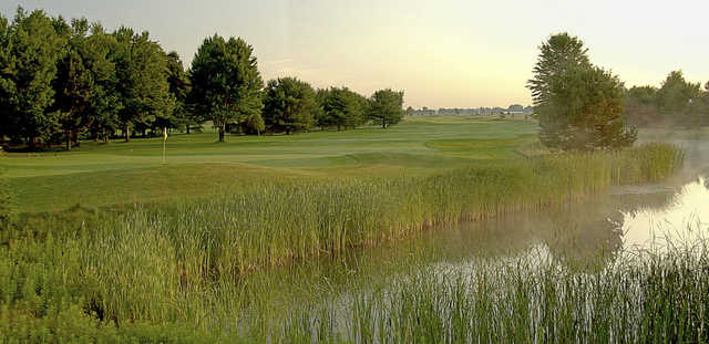 A view of a hole at Valley from Old Channel Trail Golf Course