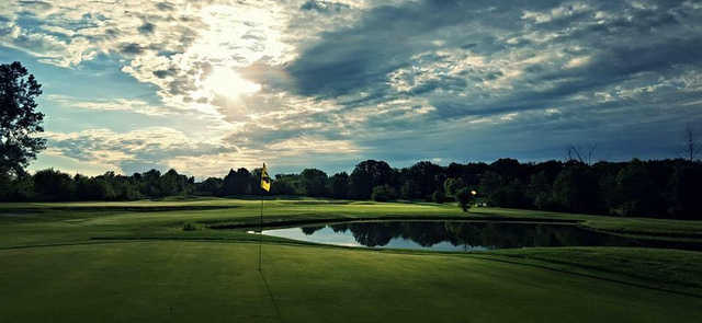 A view of a hole at Oak Ridge Golf Club