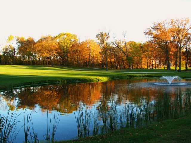 A view of fairway #16 at Lake Miltona Golf Club