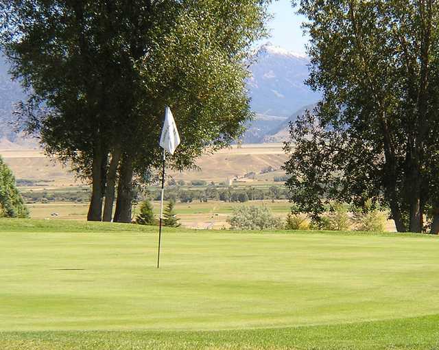 A view of a hole at Madison Meadows Golf Club