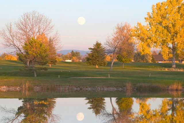 A view over the water from Bill Roberts Golf Course