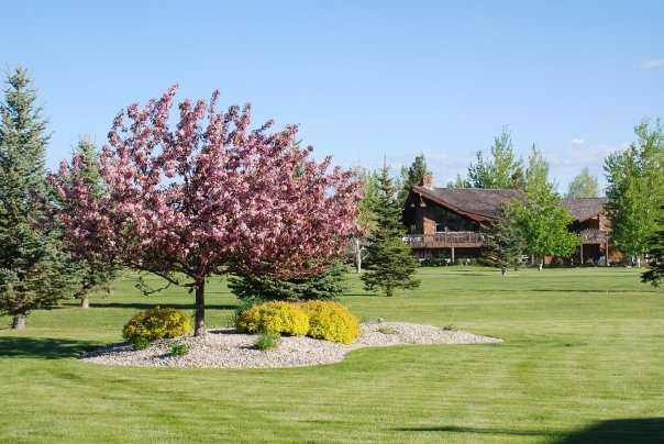 A spring view from Red Lodge Mountain Golf Course
