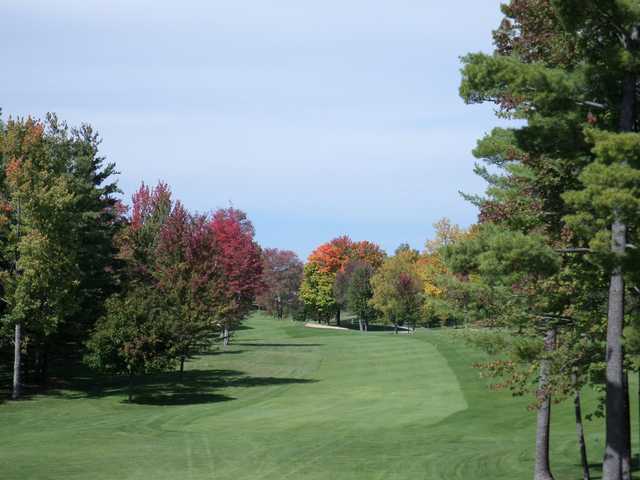 A view of a fairway at Sugar Springs Golf Course