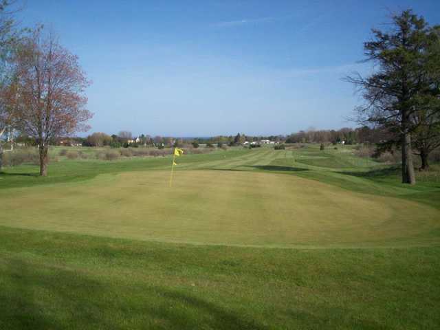 A view of hole #1 at Springport Hills Golf Course