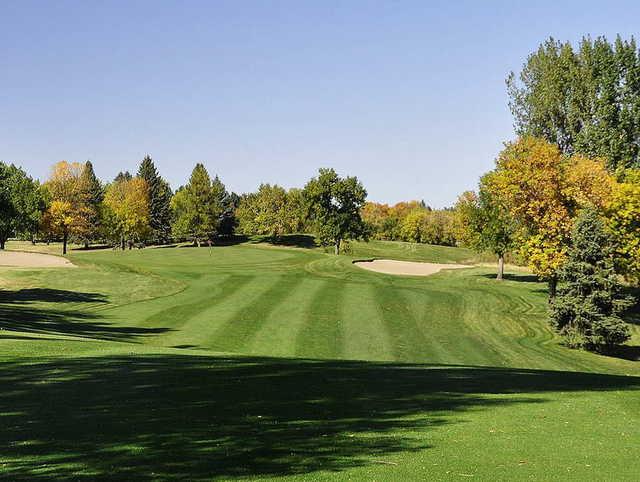 A view of hole #18 at Grand Forks Country Club