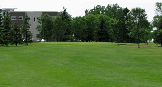 A view of hole #1 at Ray Richards Golf Course