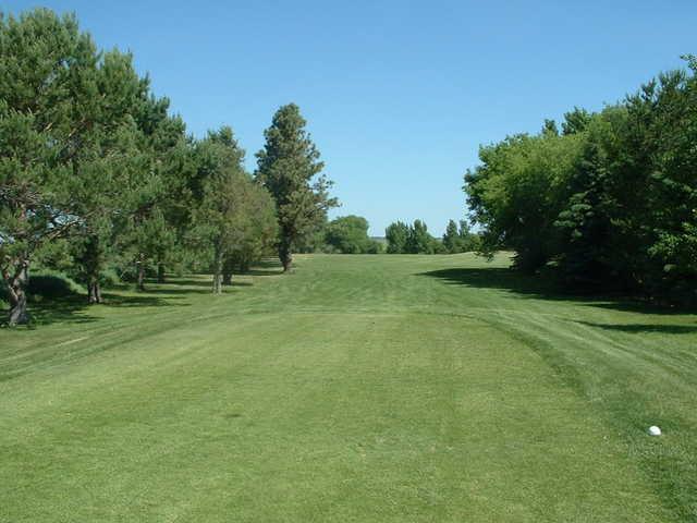 A view from a tee at Memorial Park Country Club