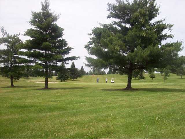 A view of the 7th green at Willow Tree Golf Course