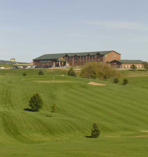 A view of the 9th hole at Ridge at Deer Valley Golf Course