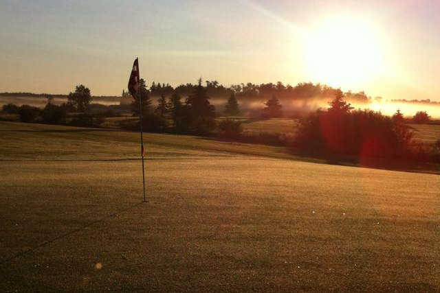 A view of a hole at Golf on the Edge