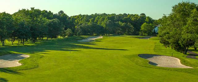 View from no. 18 at Harbor Pines Golf Club.