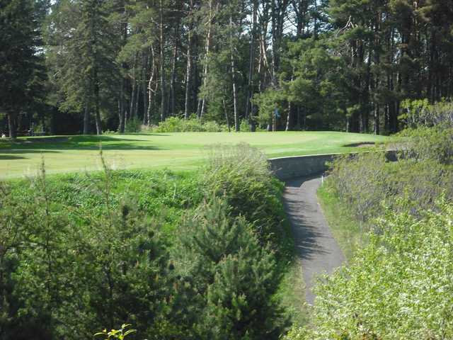 A view of a hole at Cloquet Country Club