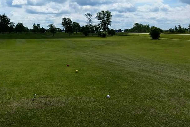 A view from a tee at Fosston Golf Club (Josh Steinke)