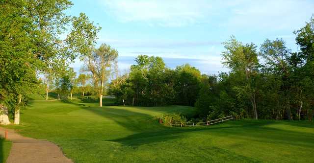 A view of a green at Minnewaska Golf Course