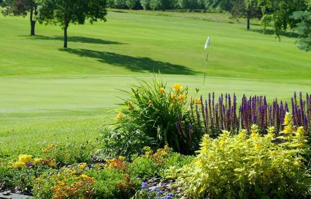 A view of a hole at Minnewaska Golf Course