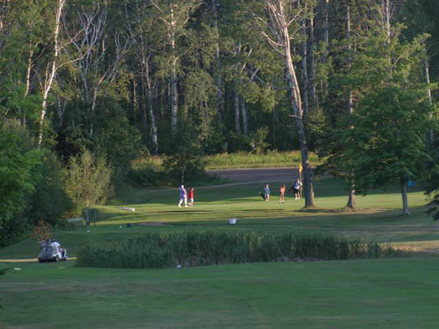 A view of the 4th hole at Gunflint Hills Golf Club