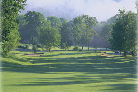 A view from fairway #1 at Somers National Golf Club