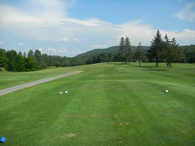 A view from tee #1 at Bellows Falls Country Club