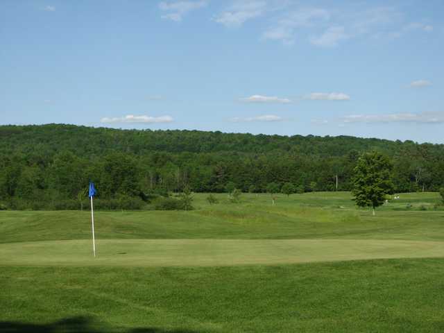 A view of the 14th green at Essex Country Club