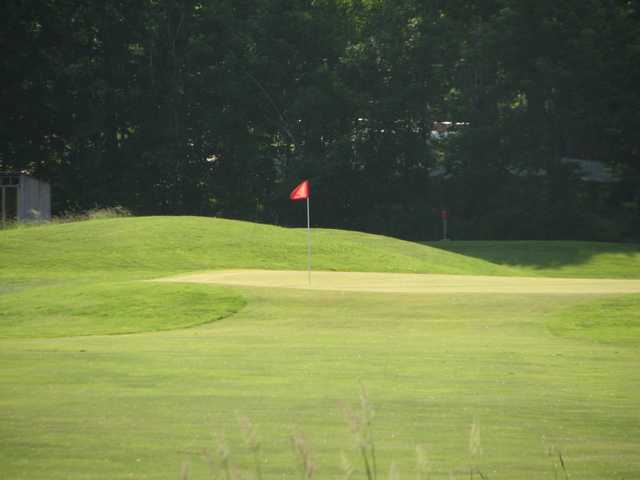 A view of the 9th green at Essex Country Club